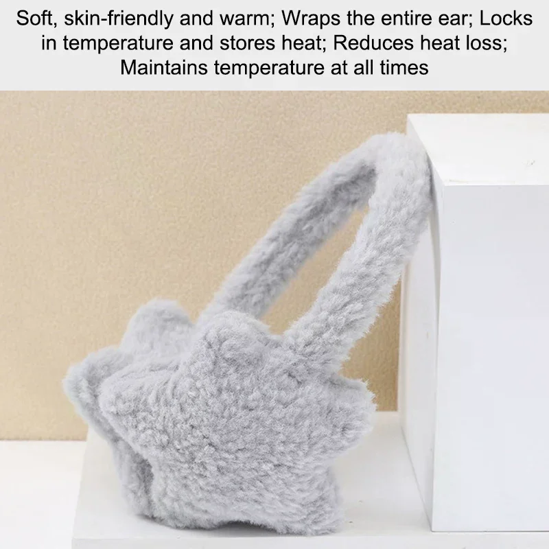 الكرتون الشتاء الدافئة غطاء للأذنين للأطفال الفتيات أفخم سميكة لينة غطاء للأذن حماية الأذن الدفء غطاء للأذنين للنساء الاطفال
