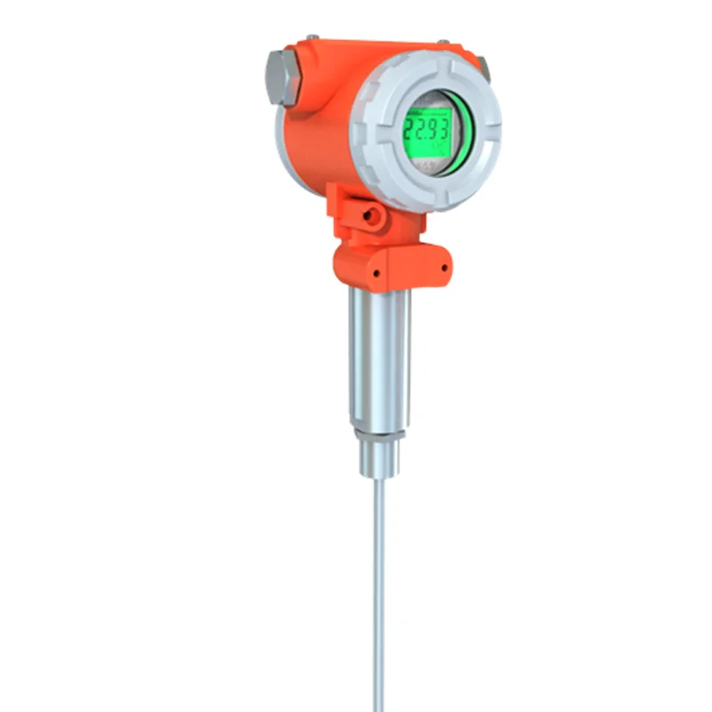 Capacitance Level Transmitter Electrode Liquid Level Sensor Switch With Integrated Temperature Sensor