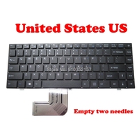 RU US Replacement No Backlit Keyboard For Jumper For EZbook X4 MB3006002 PRIDE-K2630 German Russian English NO Frame Empty 2Pin