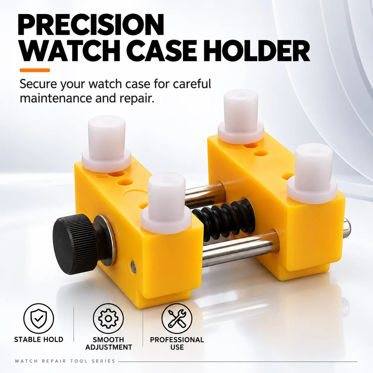 2058 Watch Case Holder Multi-Purpose Mini Vise for Repair Carving Jewelry Making -Stable Non-Slip Precision Ergonomic Clamp Tool