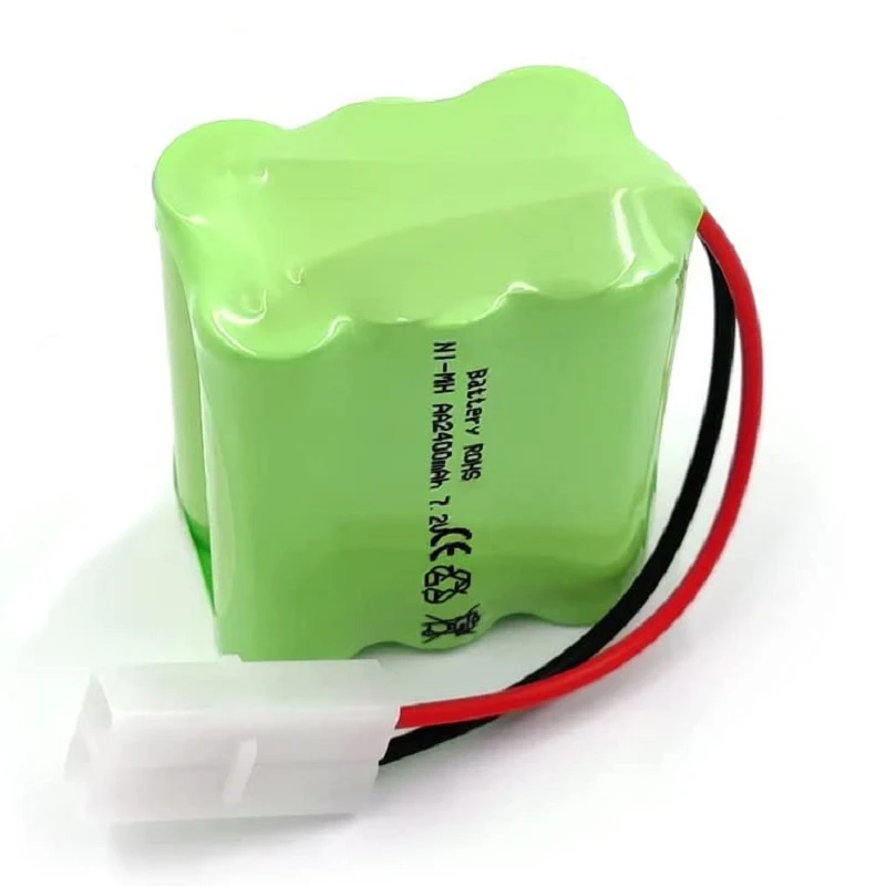 High-Capacity Ni-MH AA 7.2V Rechargeable Battery with Tamiya Plug Replacement for most popular RC Truck, RC Boat, RC Tank