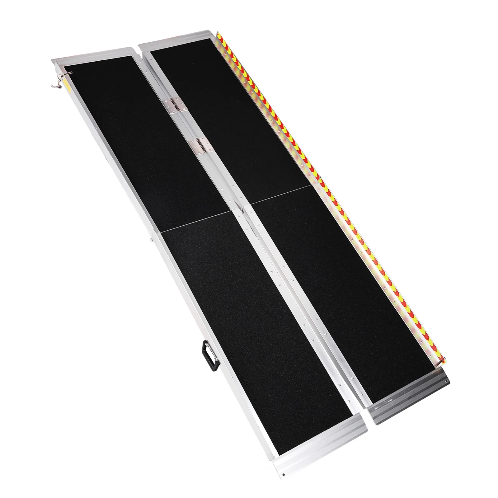 منحدر كرسي متحرك محمول قابل للطي مانع للانزلاق من الألومنيوم للمعاقين منحدر عتبة الباب كرسي متحرك منحدر لخطوات المنزل والمداخل #6