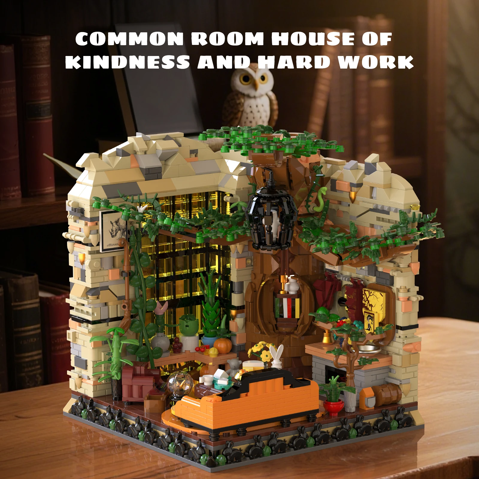 

MOC Advanced Assembly College Common Room Building Blocks Set 2059pcs Creative Model Toy for Children Collectible Decoration