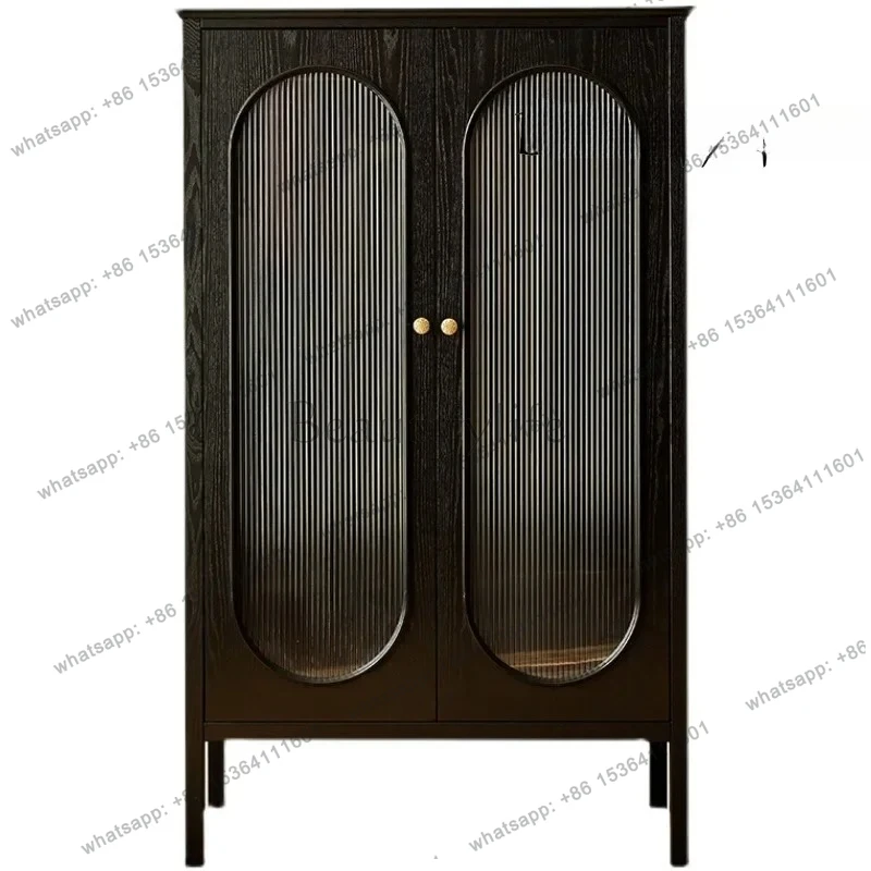 

Armadio americano semplice in legno massello leggero di lusso nordico armadio multifunzionale piccolo appartamento camera da let