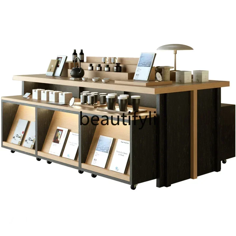 Nakashimadai merchandise tea ware bookstore display cabinet ornaments perfume essential oil product display cabinet