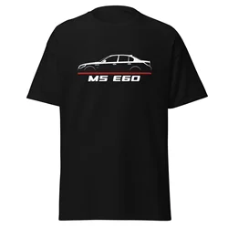 2024 Men T Shirt Casual Bmws M5 E60 2004-2009 Car Enthusiast T-shirt Graphic Summer Short Sleeves 100% Cotton S-3XL Cool Tee