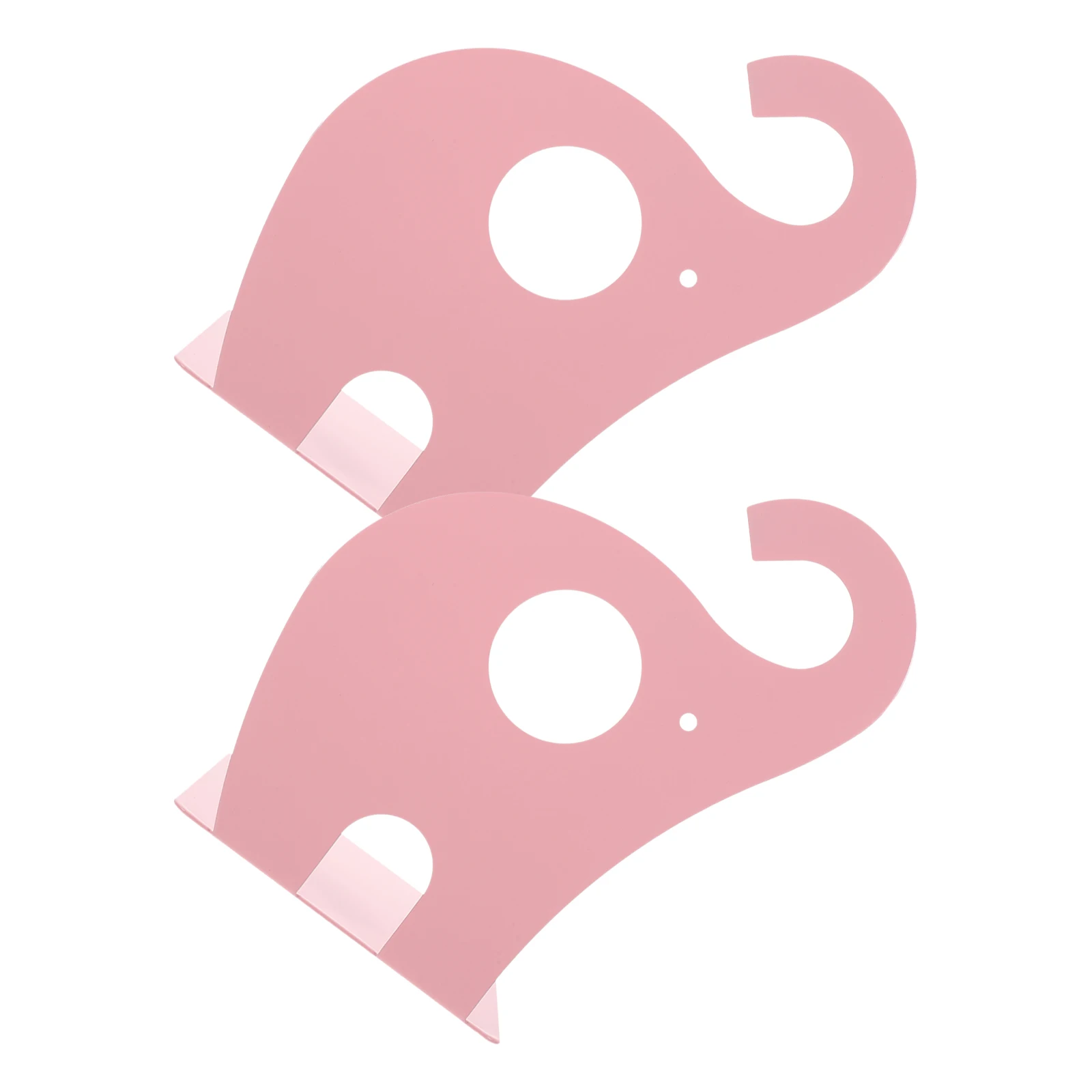 

Elephant Bookend Pink Metal Binder ganizer Home Office Classroom Library Decorative Stoppers Table ganizers