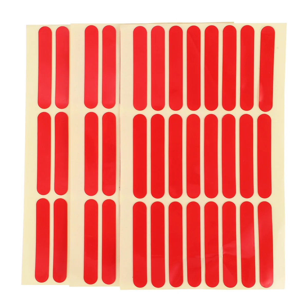 3pcs 24 스티커 헤비 듀티 양면 테이프 방수 크리스탈 접착제 네일 아트 매니큐어 도구 디스플레이 보드 네일 살롱