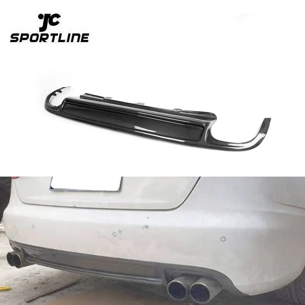 

A4 B8 S4 Look Carbon Fiber Rear Back Diffuser(Quad Exhaust Dual Outlet) for Audi A4 B8
