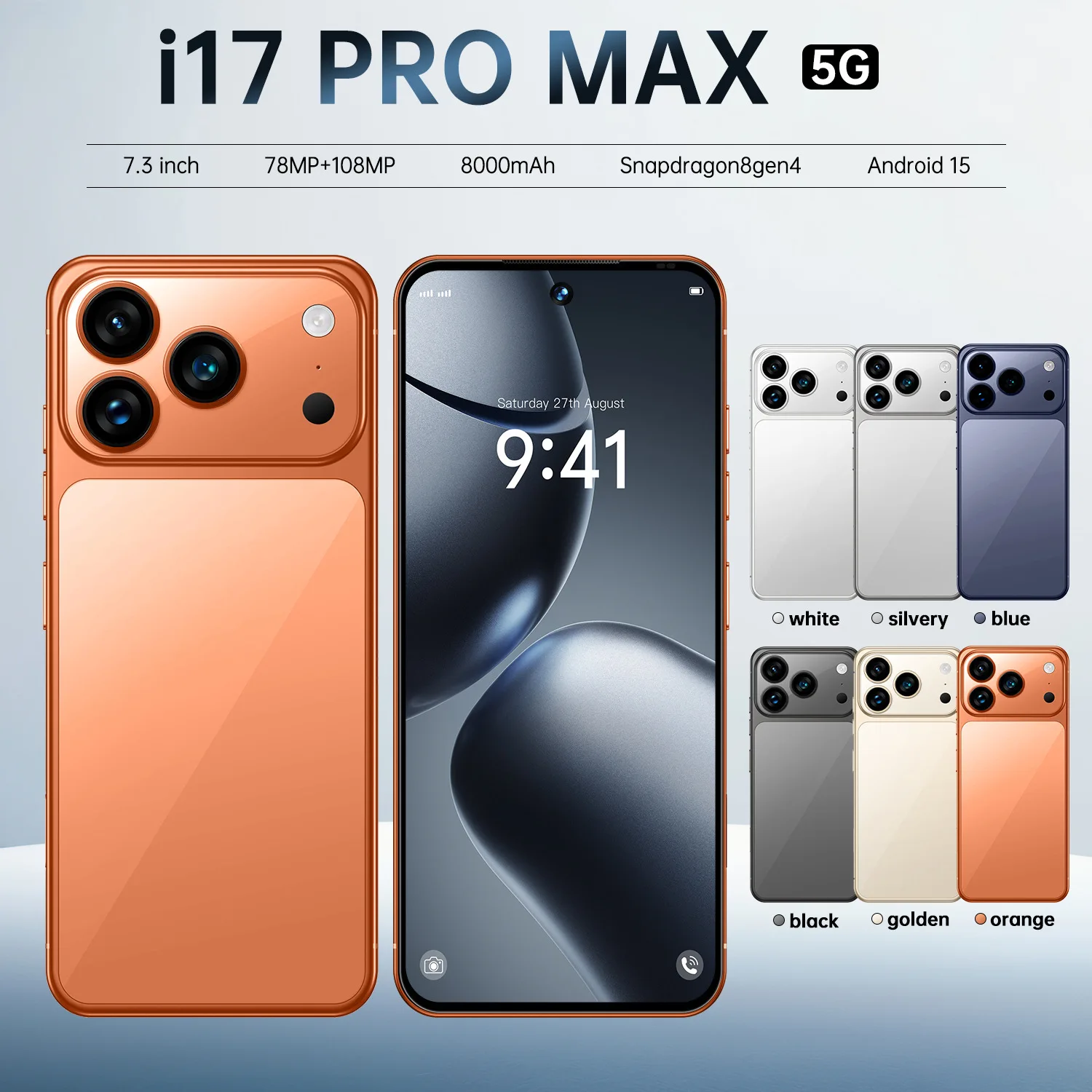 

NEW High Quality Silicone Case For i17 Pro Max 7.3inch Smartphone Shockproof Cover Lite Moblie Phones Cases Accessories 2026 HOT