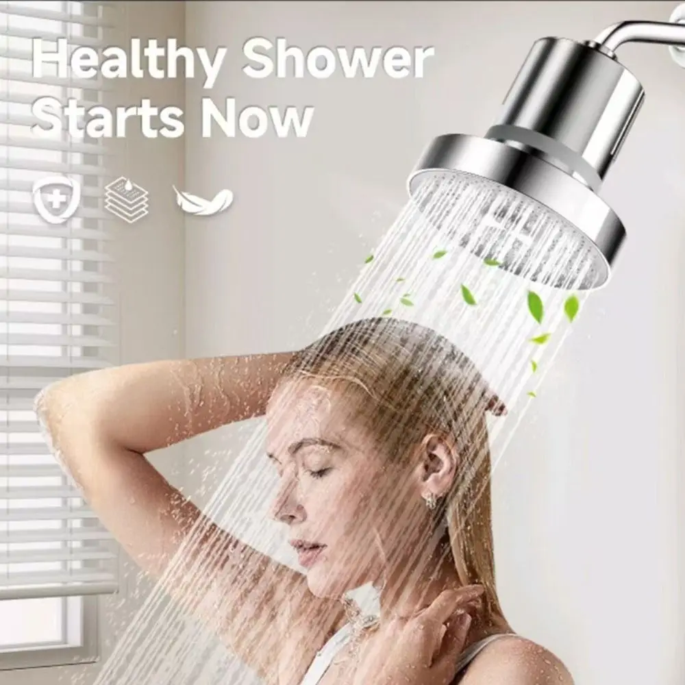 Pressurized Healthier Hair Filtered Shower Head Reduce Hair Shedding Protect Hair Shower Filter Removes Chlorine