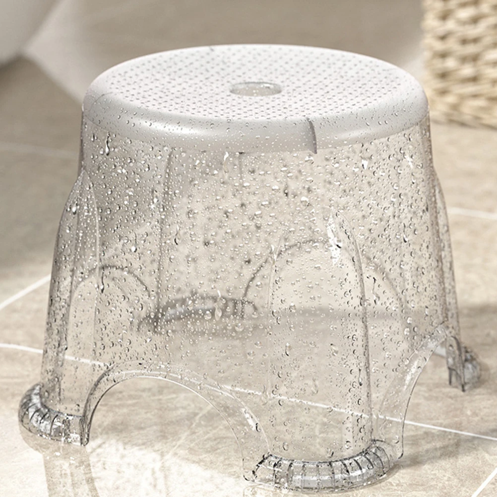 

Anti-slip Bath Step Small Lightweight Portable Footstool for Bathroom Kids Sink Access Office Use Non-slip Surface for Adults