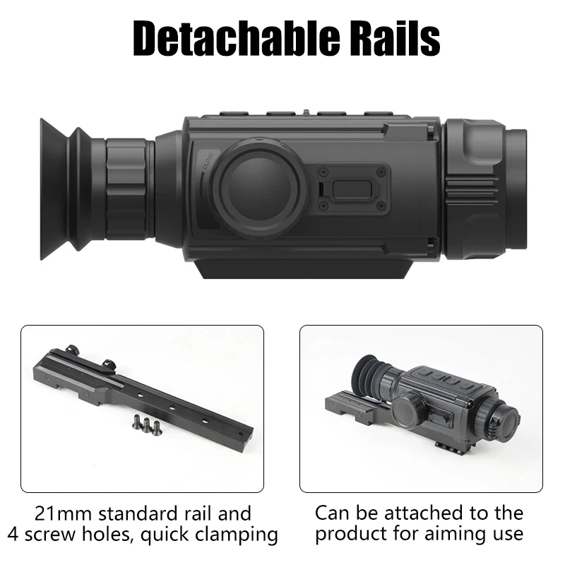 TX Series Single Tube Thermal Imaging with Multiple Imaging Modes, Supporting WiFi Video Recording, IP66 Waterproof for Hunting