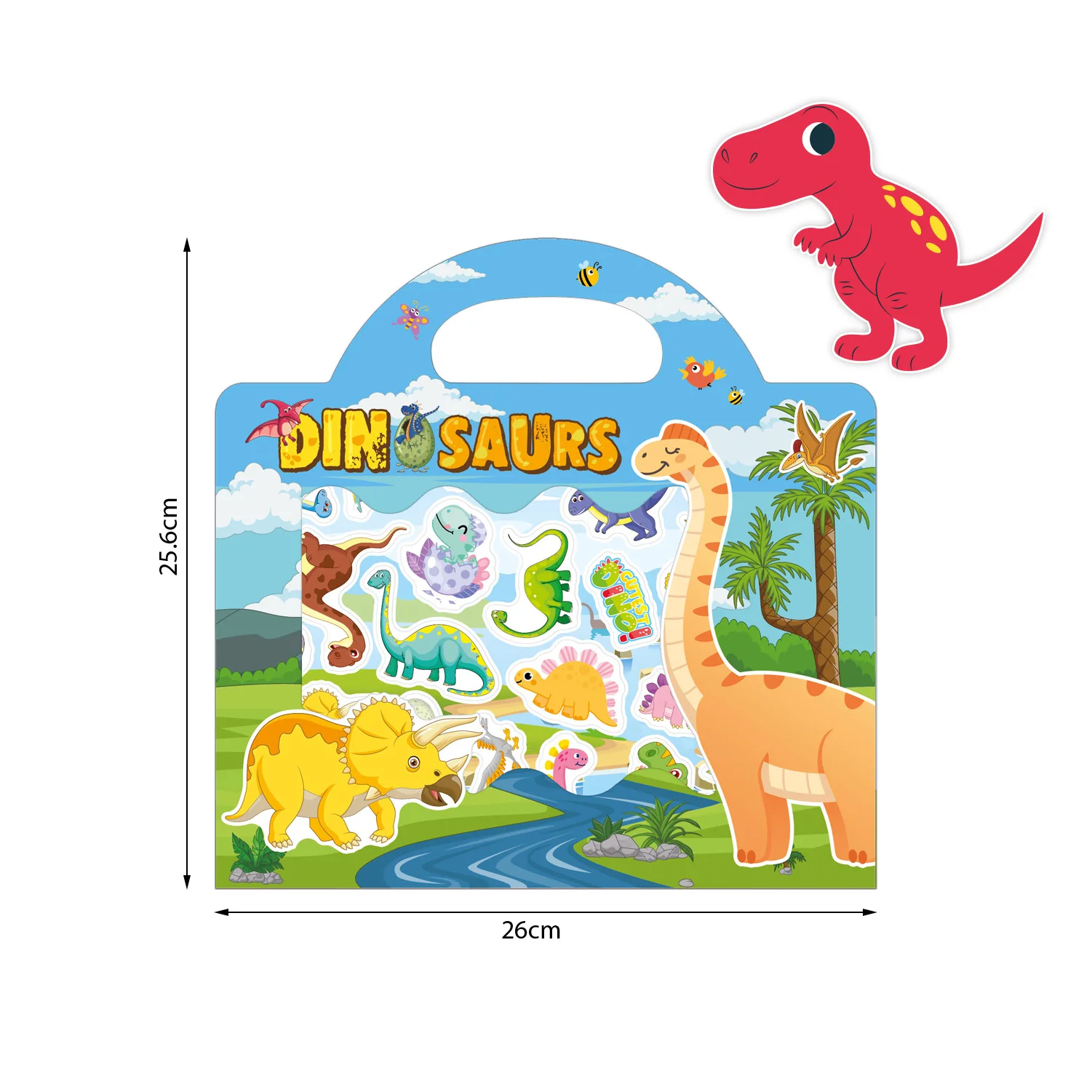 New Children Reusable Scene Cute Stickers DIY Puzzle Sticker Games Books Cartoon Animal Learning Cognition Toys For Kids Gift