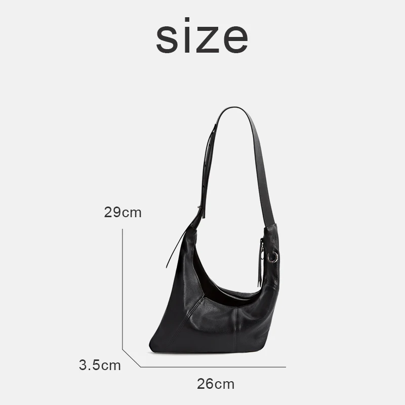 Custom Initials Leather Half Moon Bags For Women Luxury Designer Handbags Purses 2026 New In Natural Cowhide Metal Ring Shoulder