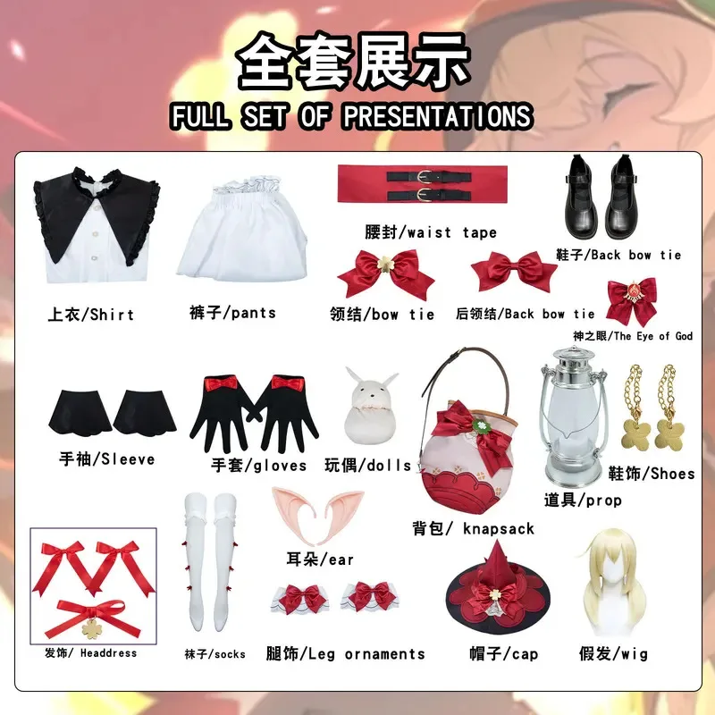 الأصلي الله الساحرة كولي زي الجلد الجديد لطيف الساحرة تأثيري لعبة الرسوم المتحركة أنيمي قام دور حفلة الهالوين تأثيري مجموعة كاملة