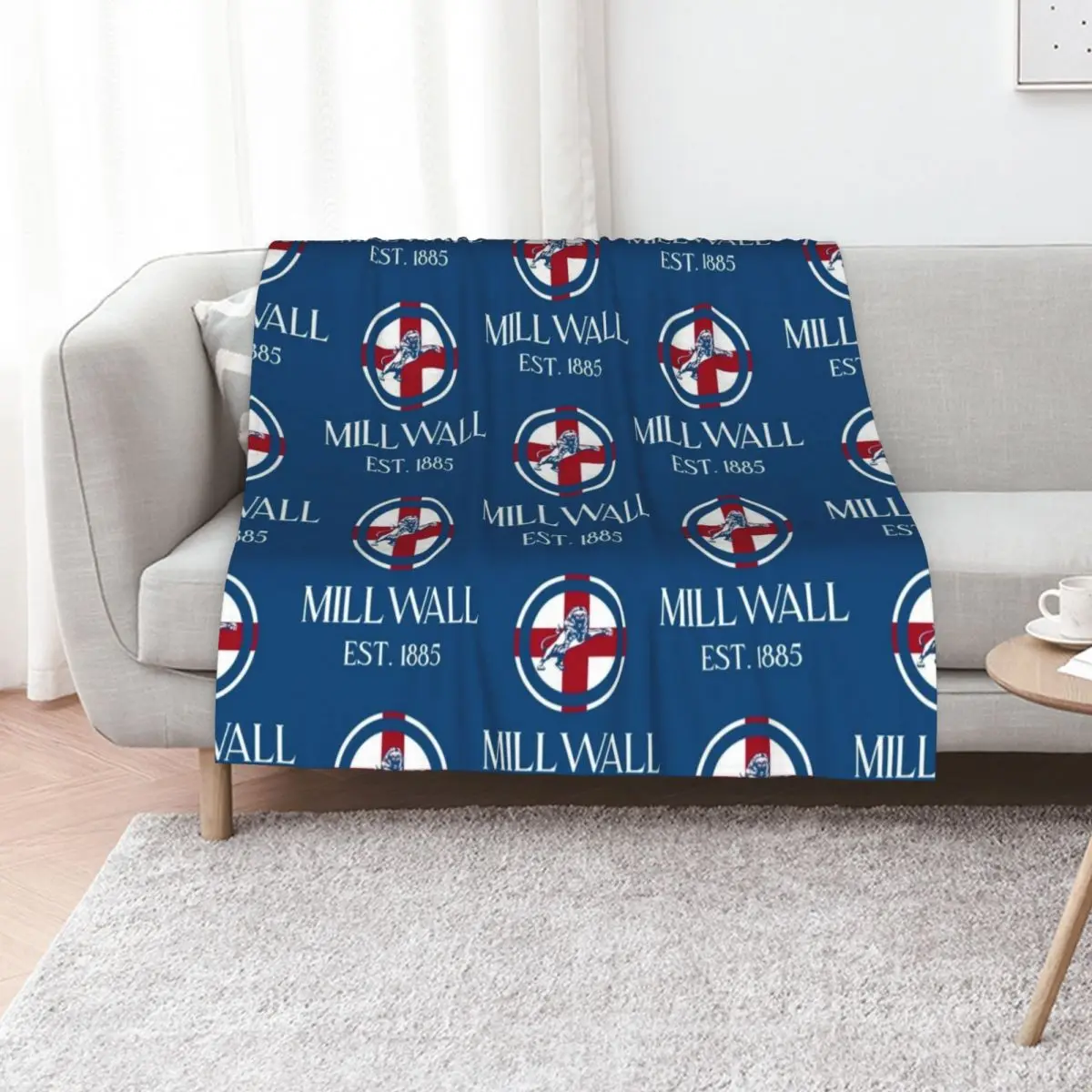 Millwall England Throw Blanket Flannels Luxury St halloween wednesday Sofa Soft Plaid Blankets