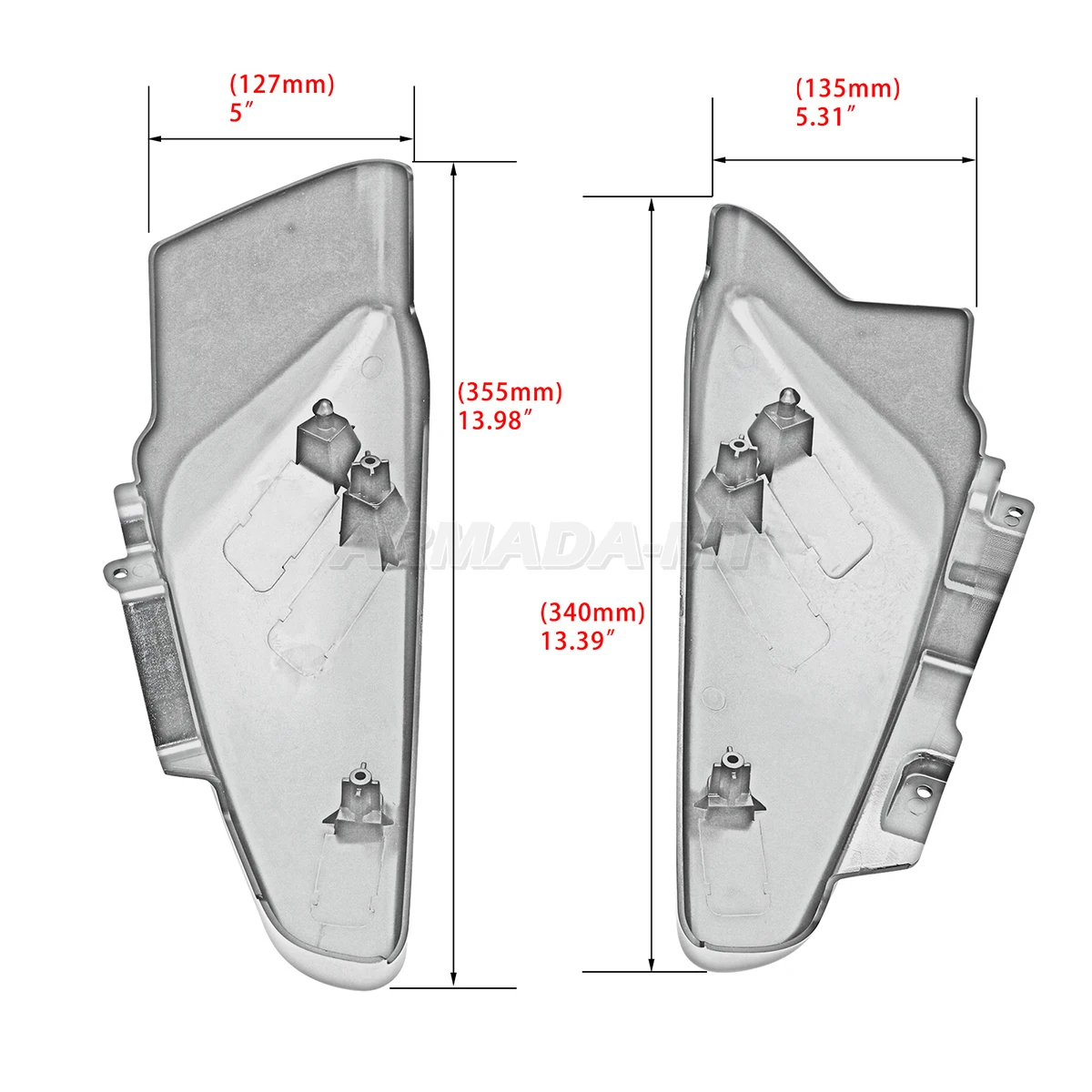 Motorcycle Accessories M 109R Fairing Side Battery Covers For Suzuki Boulevard M109R Intruder M1800R VZR1800 Boss 2006-2022