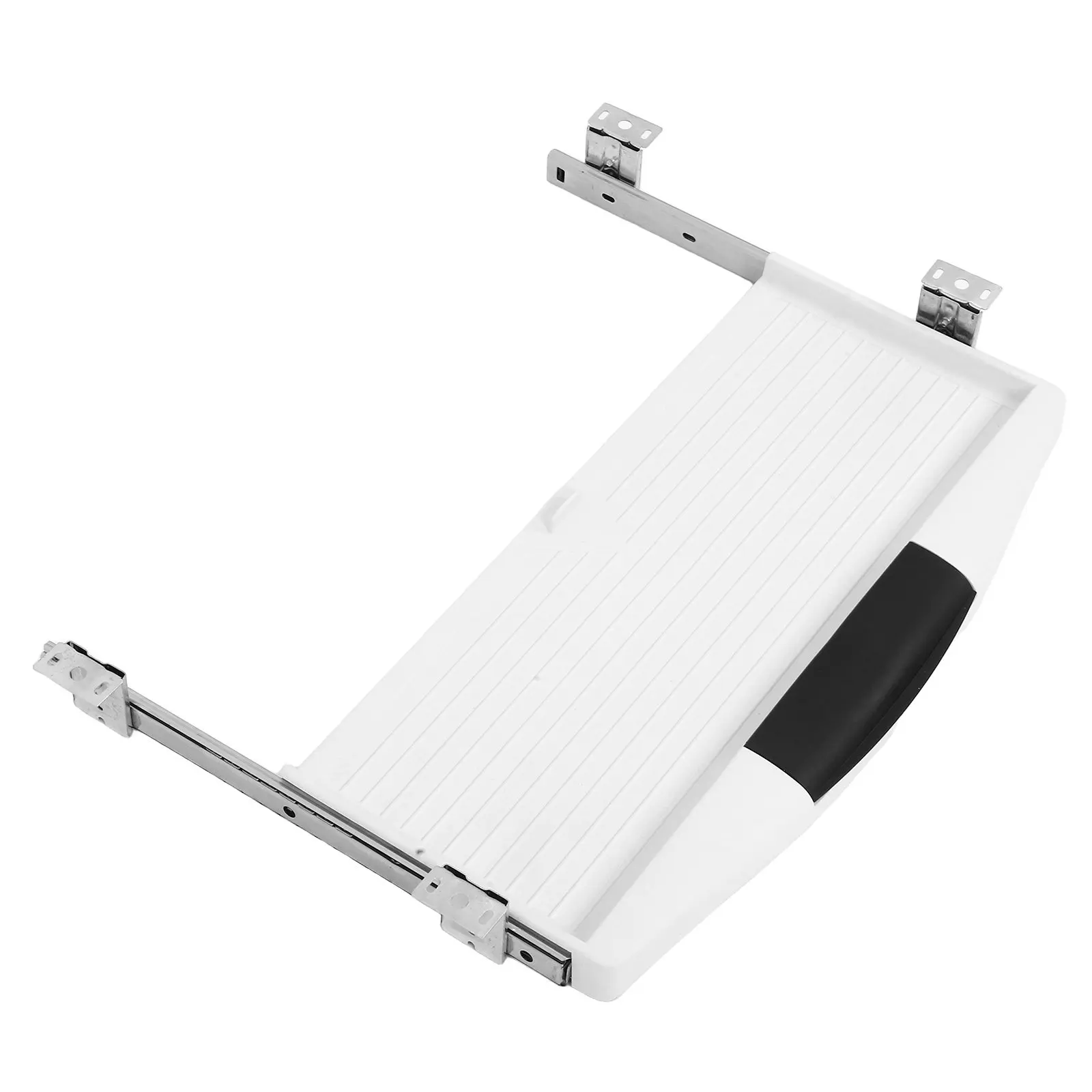 

Keyboard Tray Under Desk Slide Out ABS Thick Stable Keyboard Shelf Drawer Type Mount for Home Office Ergonomic Workspace