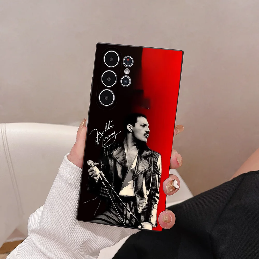 حافظة لهاتف سامسونج جالاكسي S25 S24 S22 S23 Ultra S21 S20 Plus 5G حافظة كاملة غير قابلة للانزلاق من Queen F-Freddie Mercury #4