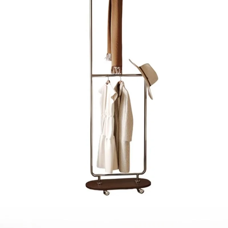 

Hanging hanger Floor-to-ceiling bedroom Home removable indoor clothes storage rack Balcony light luxury premium coat rack