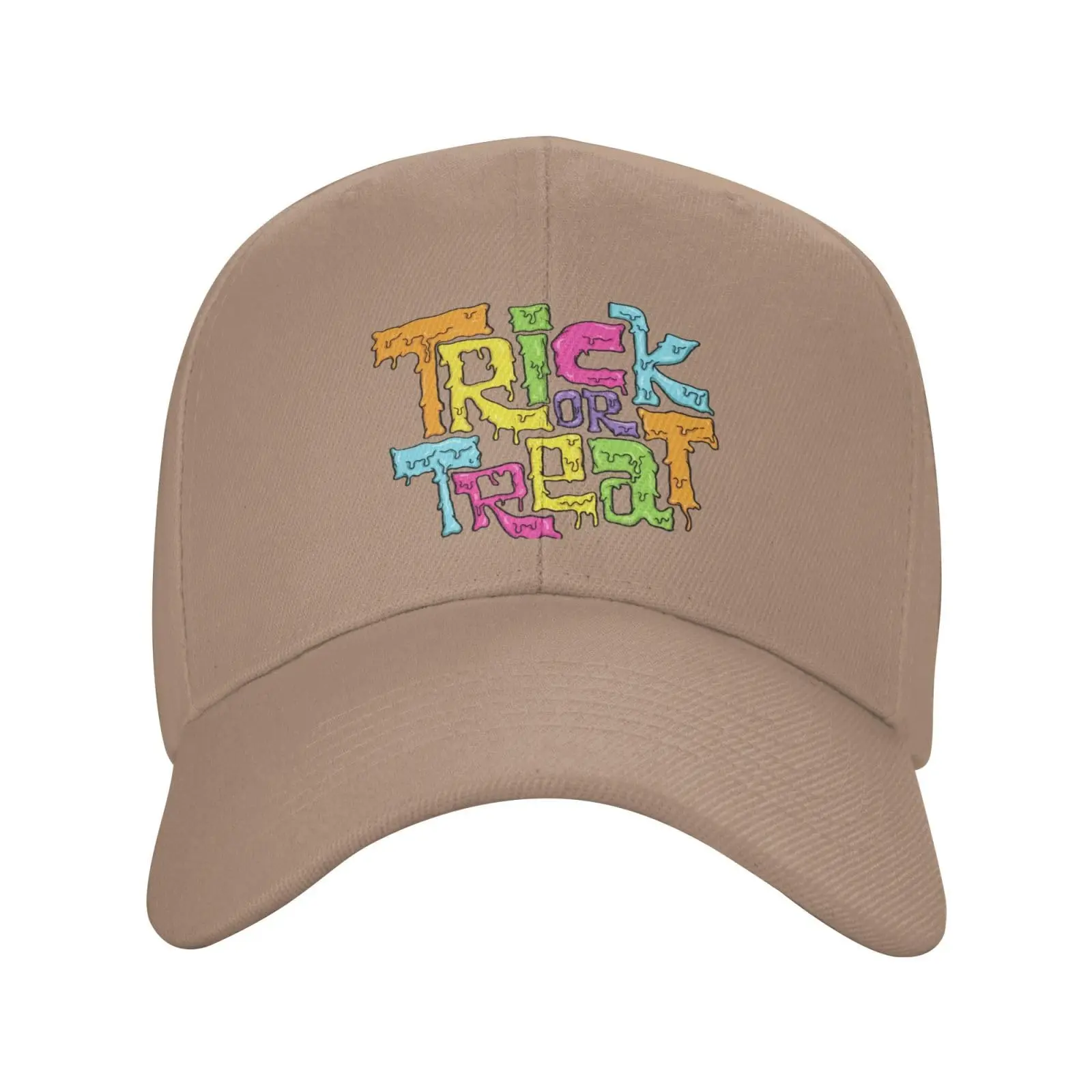 Trick Or Treat Trucker Baseball Cap for Men Women Golf Hats Adjustable Dad Hat