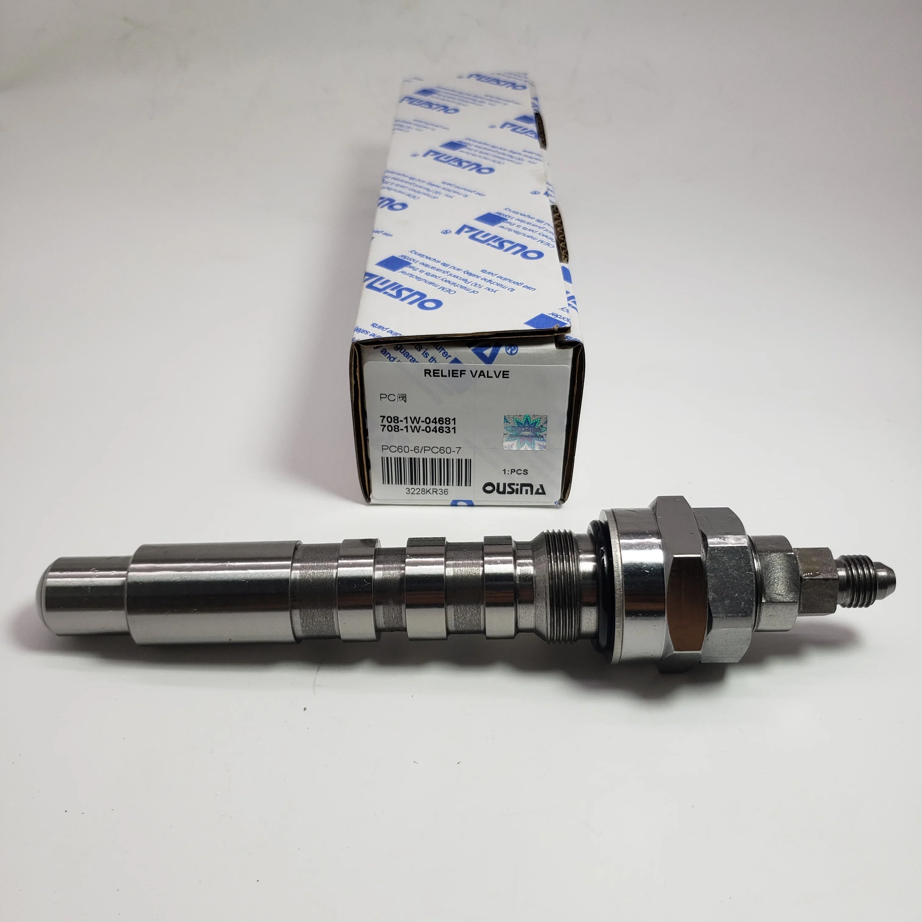 

Excavator PC75UD PC75UU PC78US Relief Valve 708-1W-04681 708-1W-04631