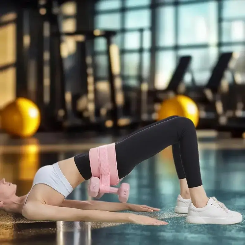 قطعة واحدة من حزام تمرين الدمبل لجسر اللصق المكثف وتدريبات دفع الورك