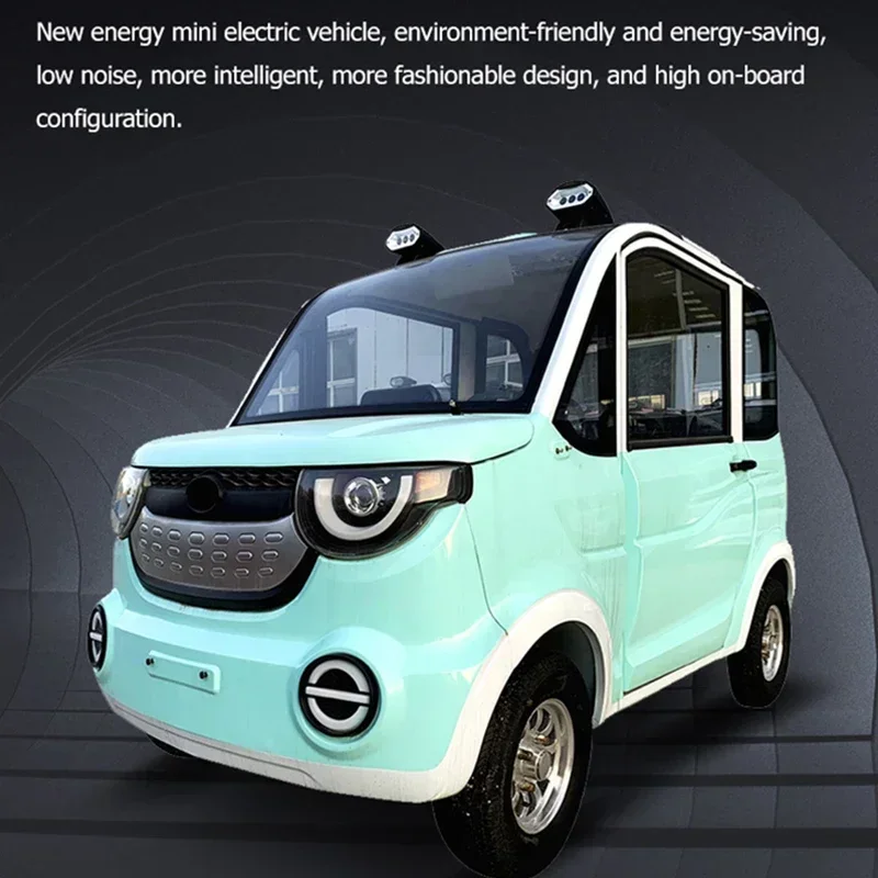 2 Door Chinese 4 Seater Electric Vehicle Automatic Mini Electric Car For Teenager