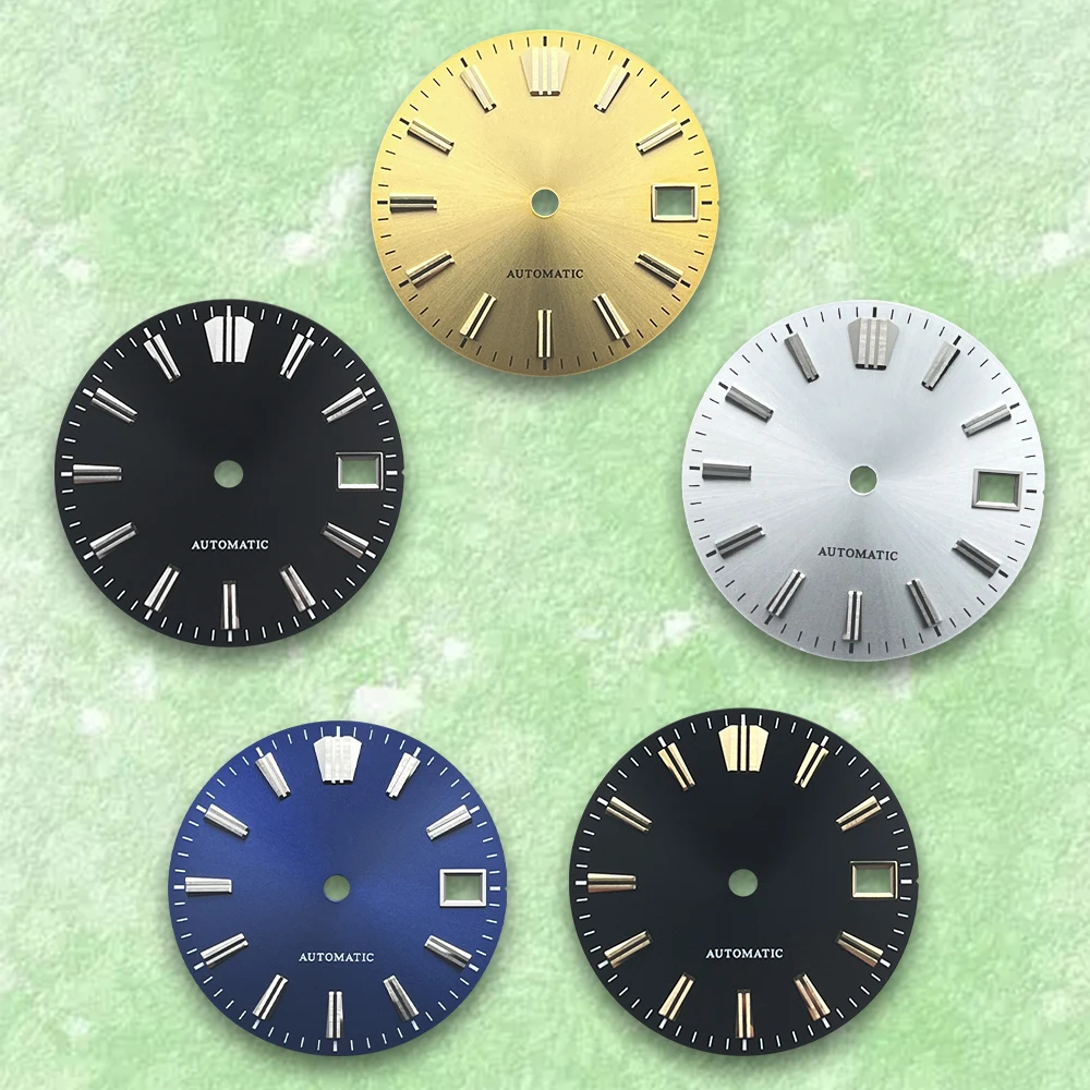 

28.5mm S Logo Sunray Dial High Quality Sunburst Suitable For NH35/NH36/4R/7S Japanese Automatic Movement Watch