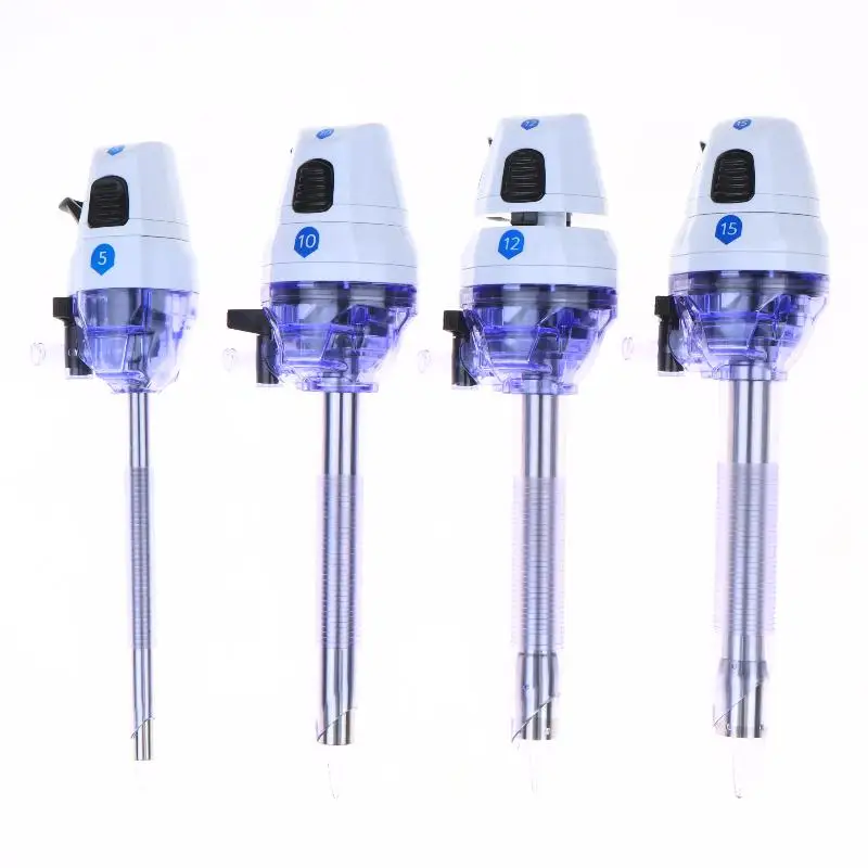 Laparoscopic Endoscopic Trocar Single Use Sterile Disposable Medical Surgical Kit 5mm 10mm 12mm 15mm for Abdominal Surgery