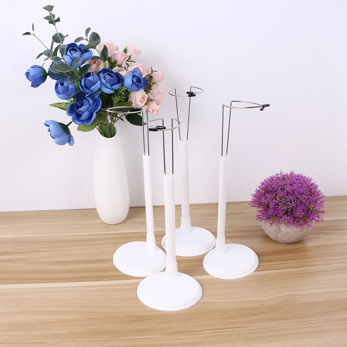 4 Pcs Action Figure Basis Stehen Lightsticks Miniatur Spielt Mannequin Modell Stand Kind Mannequin Figur Display Stand