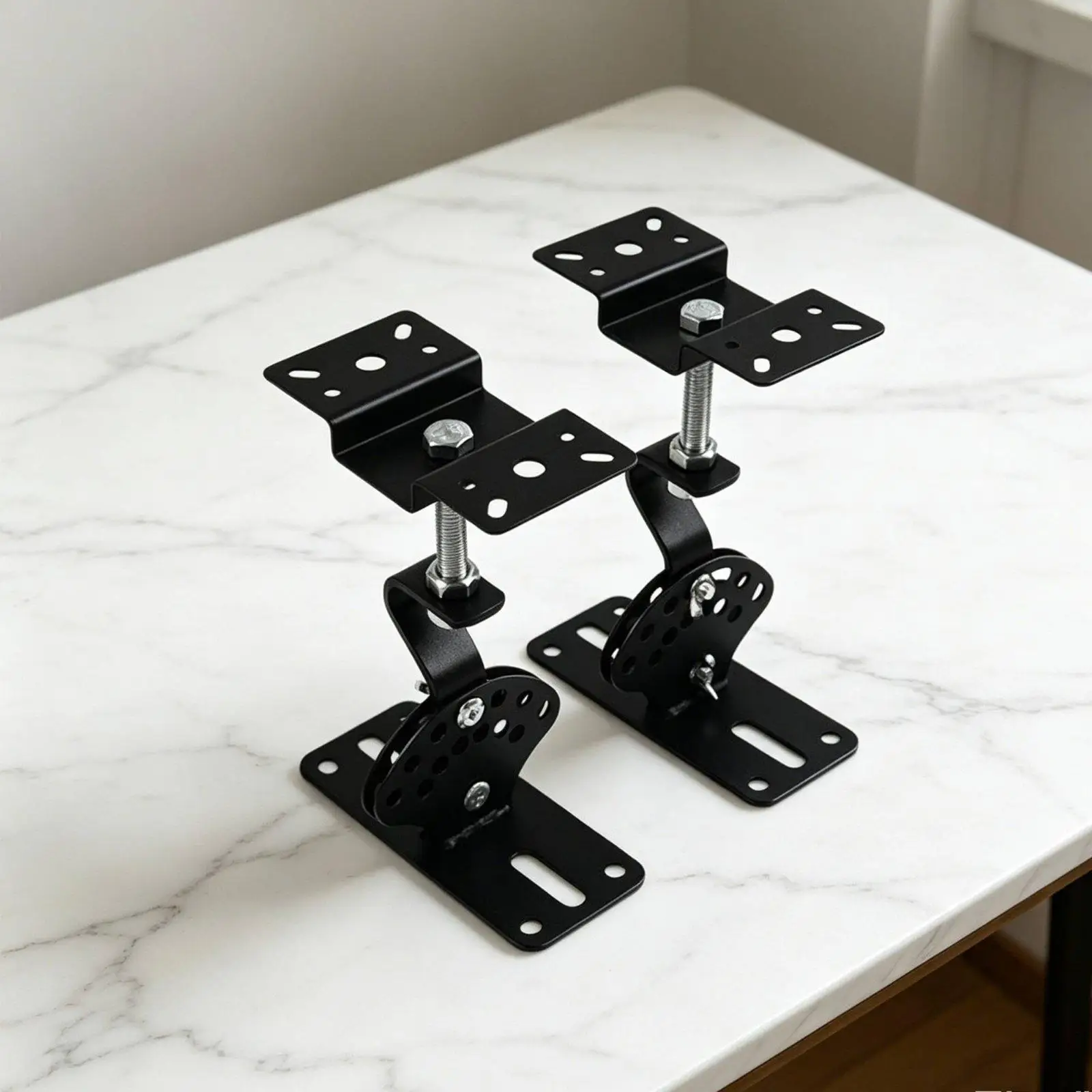 Audio Wall Bracket with Adjustable Tilt Heavy Duty Speaker Wall Mount for Surround Sound in Home Theater