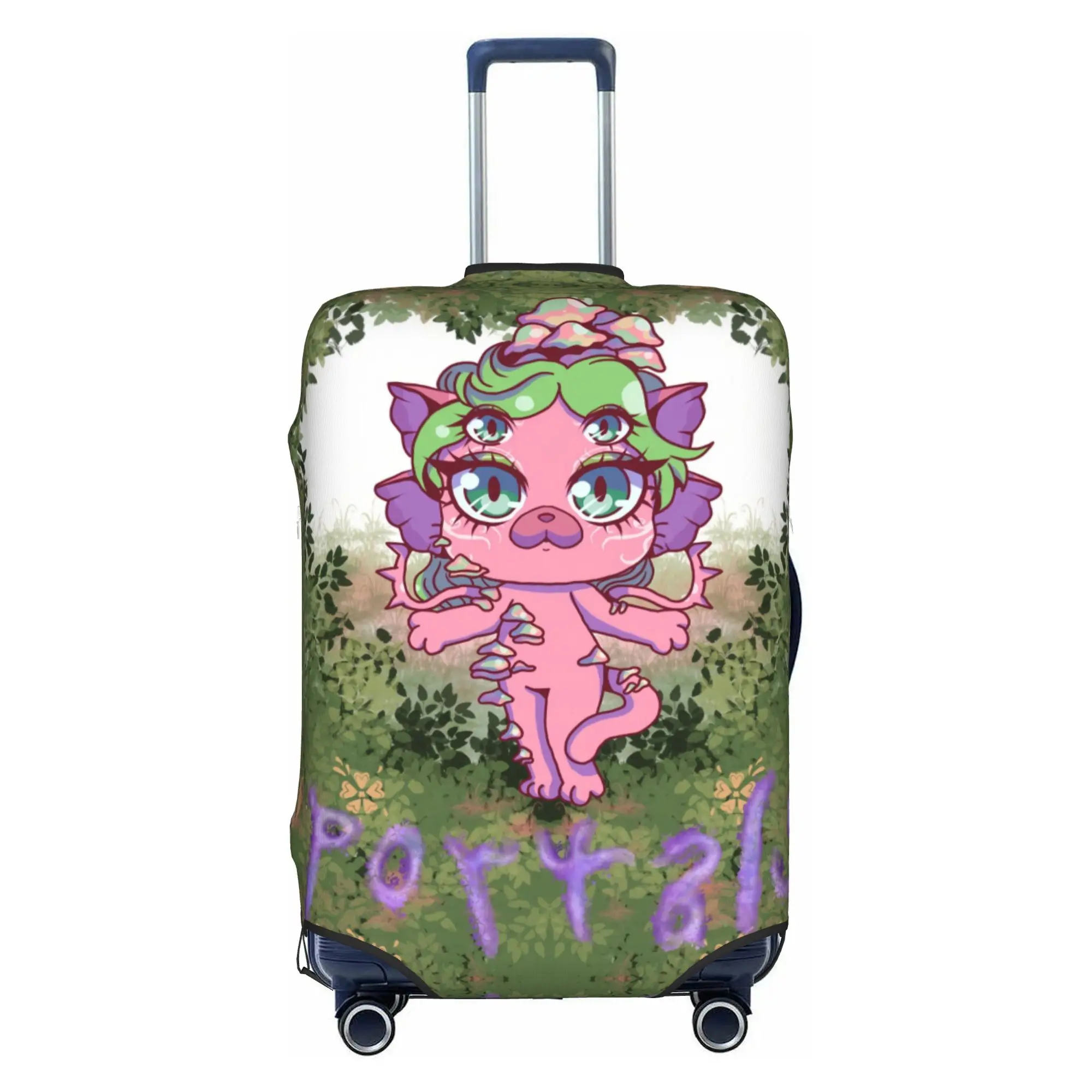 PortalsM-Melanies M-Martinez Travel Luggage Cover Dust Proof American Singer Songwriter Suitcase Cover Protector Fit 18-32 Inch