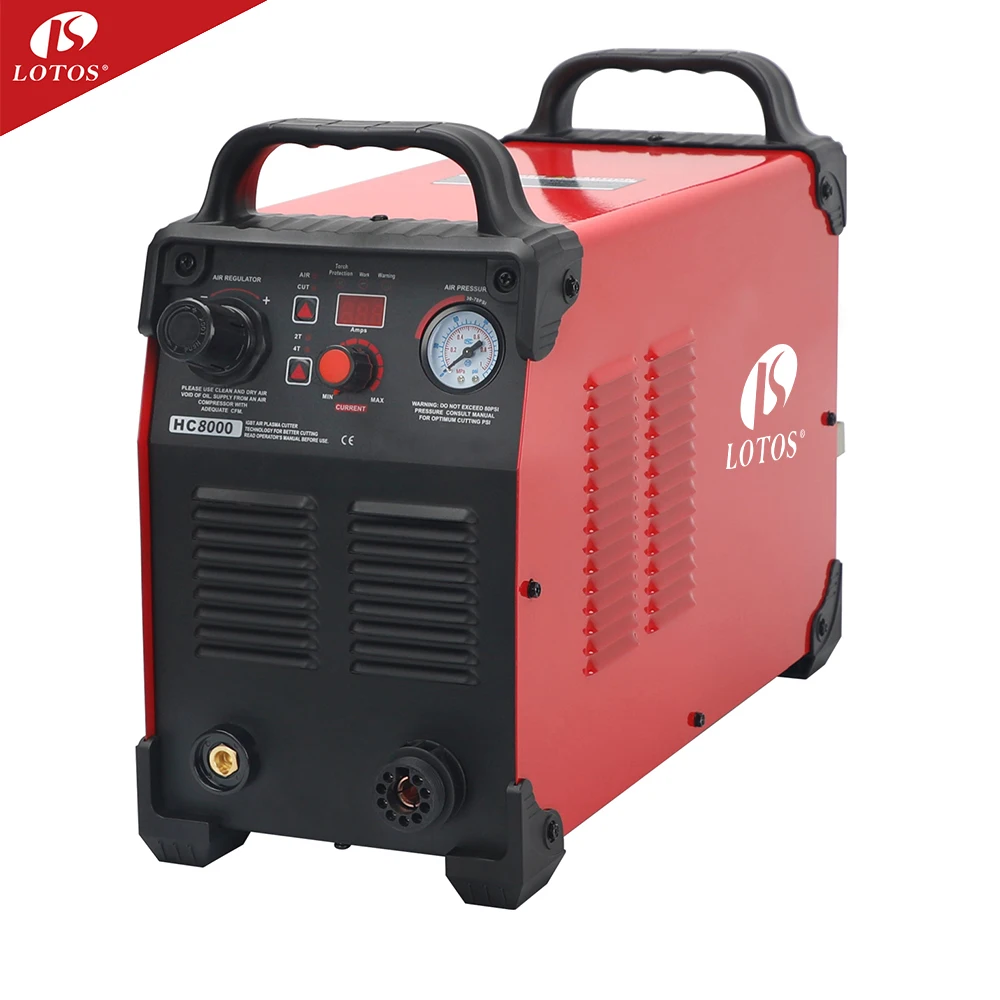 

Lotos HC8000 Smooth Cutting 80amp 35mm Low Frequency Cnc Plasma Cutting Machine Portable Cnc Plasma Cutter Inverter Price
