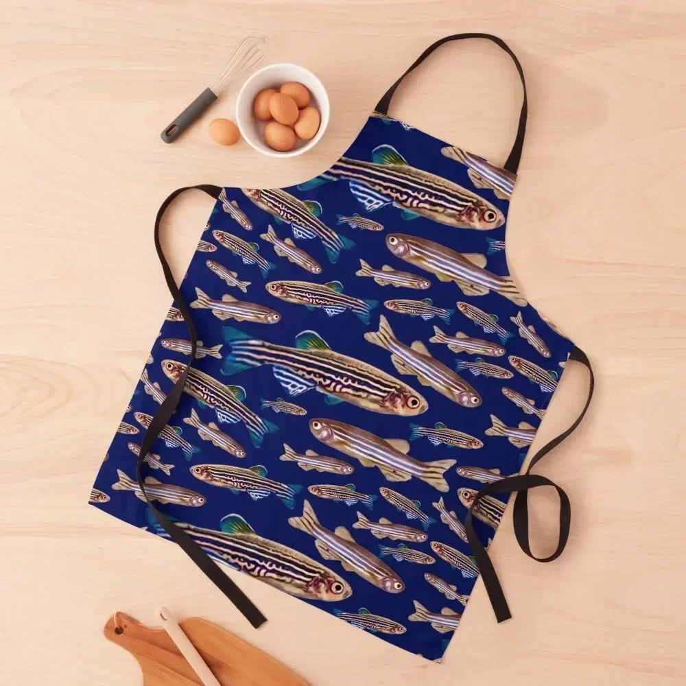 

Zebrafish Danio Model Organism Genetics Biology Pattern Apron Things For Home And Kitchen For Women Kitchen Kitchen Front Apron