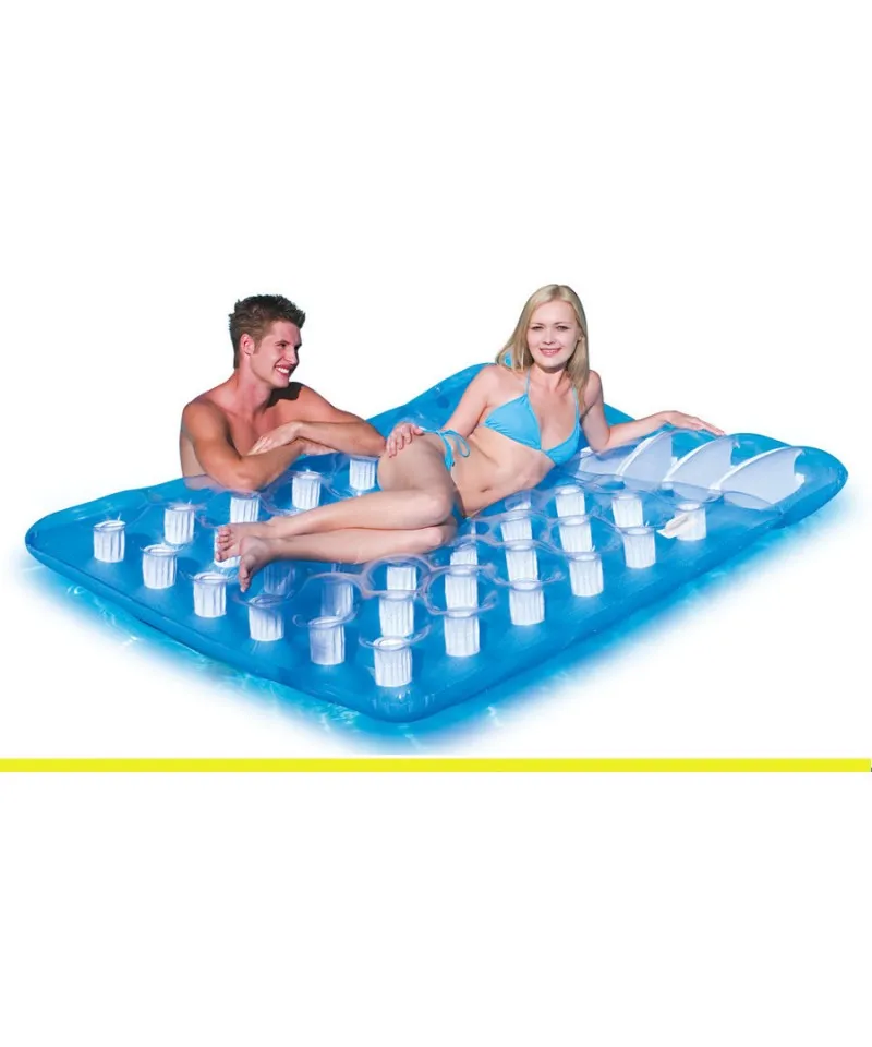 43055 Inflatable Double Beach Bed Water Floating Mat