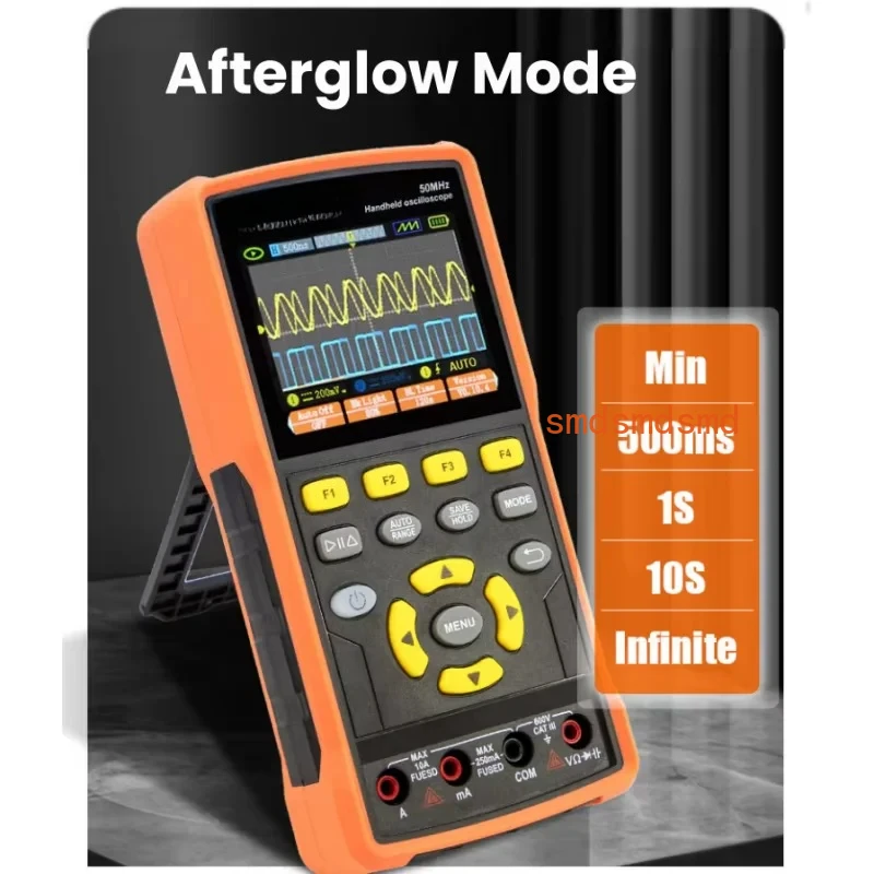 3IN1 2 Channel Digital Oscilloscope Multimeter Signal Generator 50MHz Portable Oscilloscope Lab DIY Automotive Tools