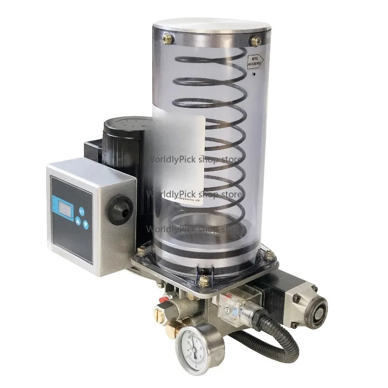 Электрический поршневой масляный насос 24 В 220 В с переключателем уровня, нажимная пластина, перфоратор с ЧПУ, цифровой контроллер, смазочный аппарат