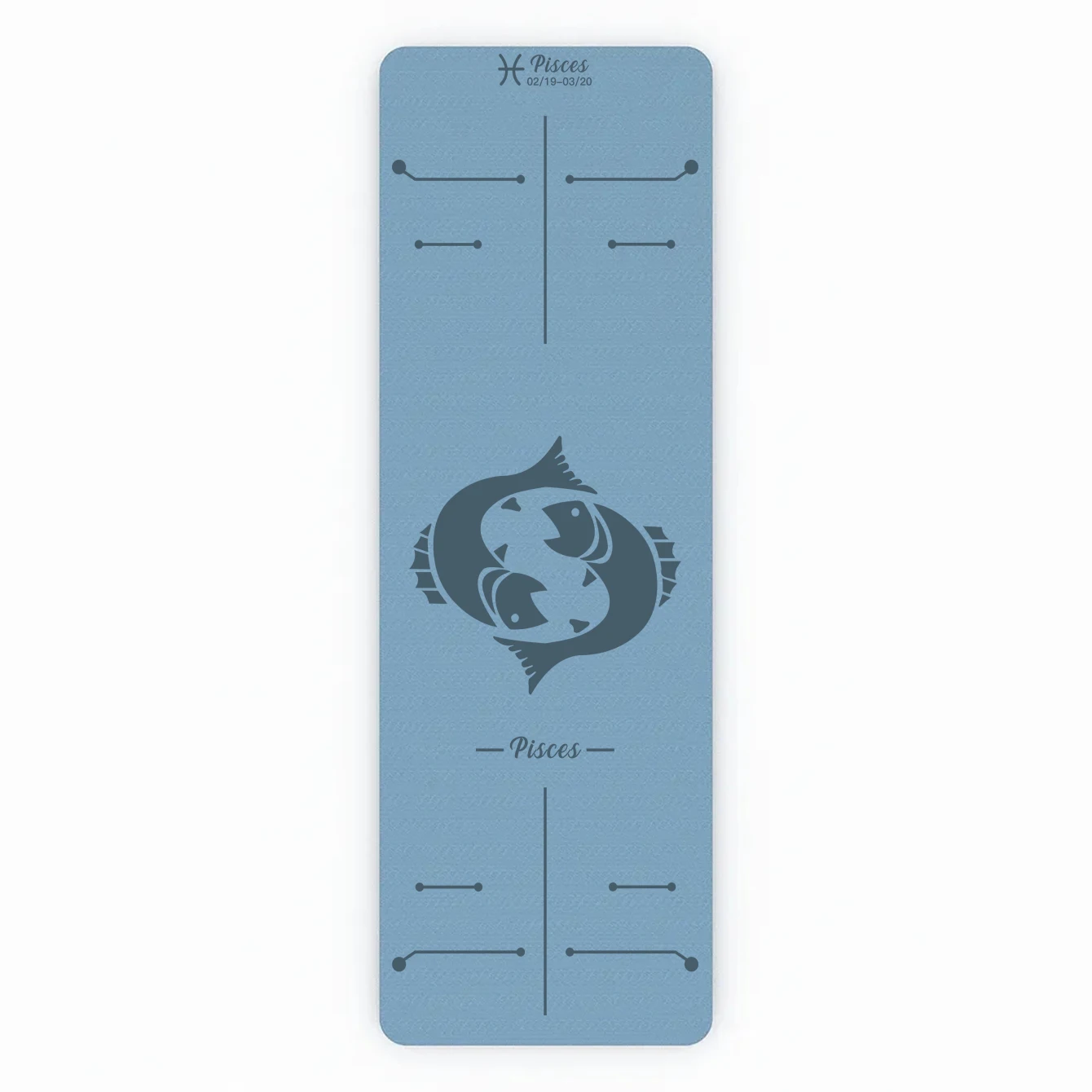 Pisces TPE yoga mat non-slip, environmentally friendly fitness mat, professional exercise mat, home Pilates