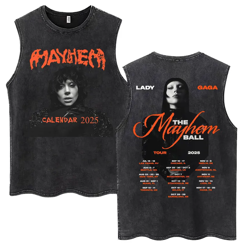 LADY GAGA タンクトップ THE MAYHEM BALL LADYGAGA MAYHEM BALL CAME ALIVE TANK L Tシャツ タンクトップ