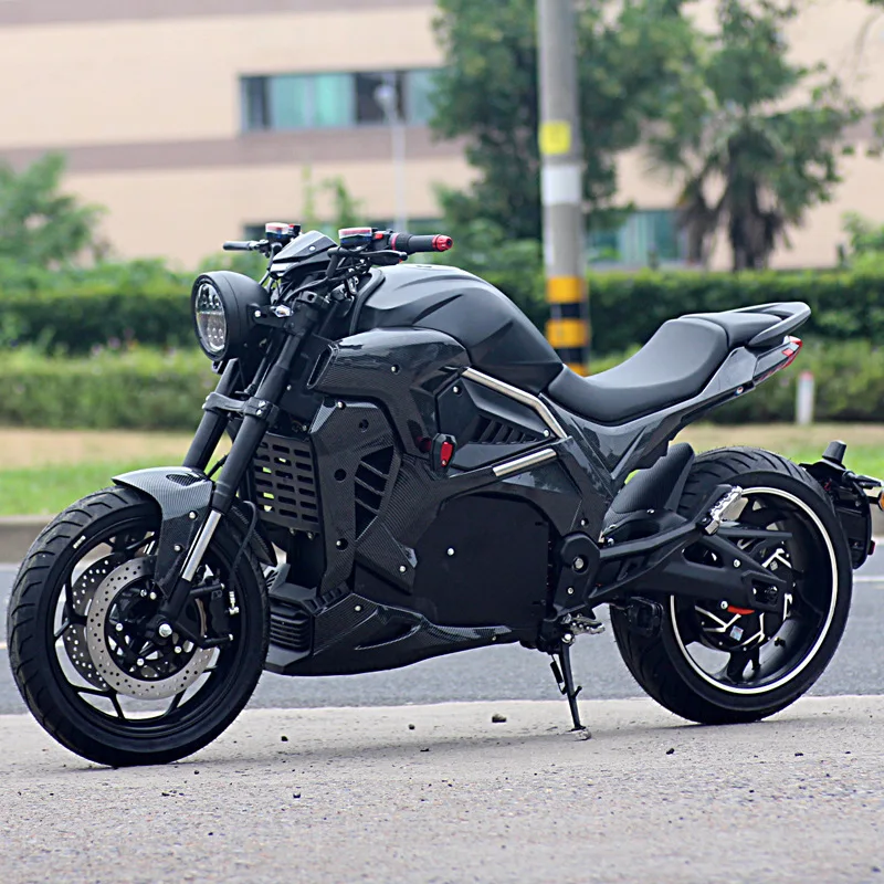 Super Power 3000W 5000W Electric Motorcycle Classical Model Racing E Bike High Speed Sport Motorcycle for Adult Rider