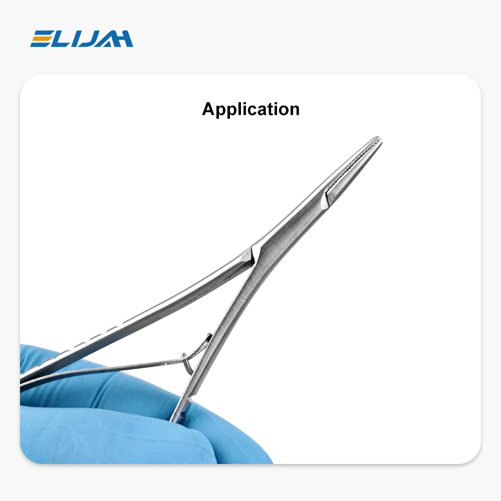 Standard Dental Needle Holder Tweezers Orthodontic Instrument Dentistry Product Stainless Steel Mathieu Needle Holder