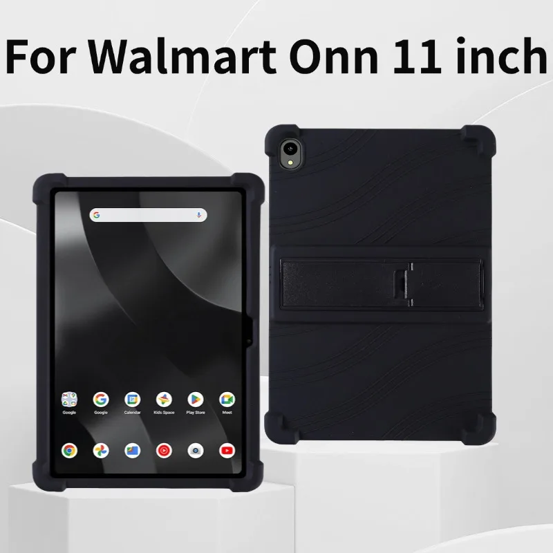 For Walmart Onn 11 inch Tablet Pro Case (2024) Model 100146660, Kids Soft Silicone Cover with Stand Tablet Case 11''