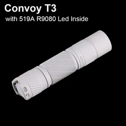 Mao Convoy T3 Flashlight with 519A 12 Groups High CRI R9080 Led Linterna Flash Light Torch Work Light Mini AA 14500 Hand Lamp