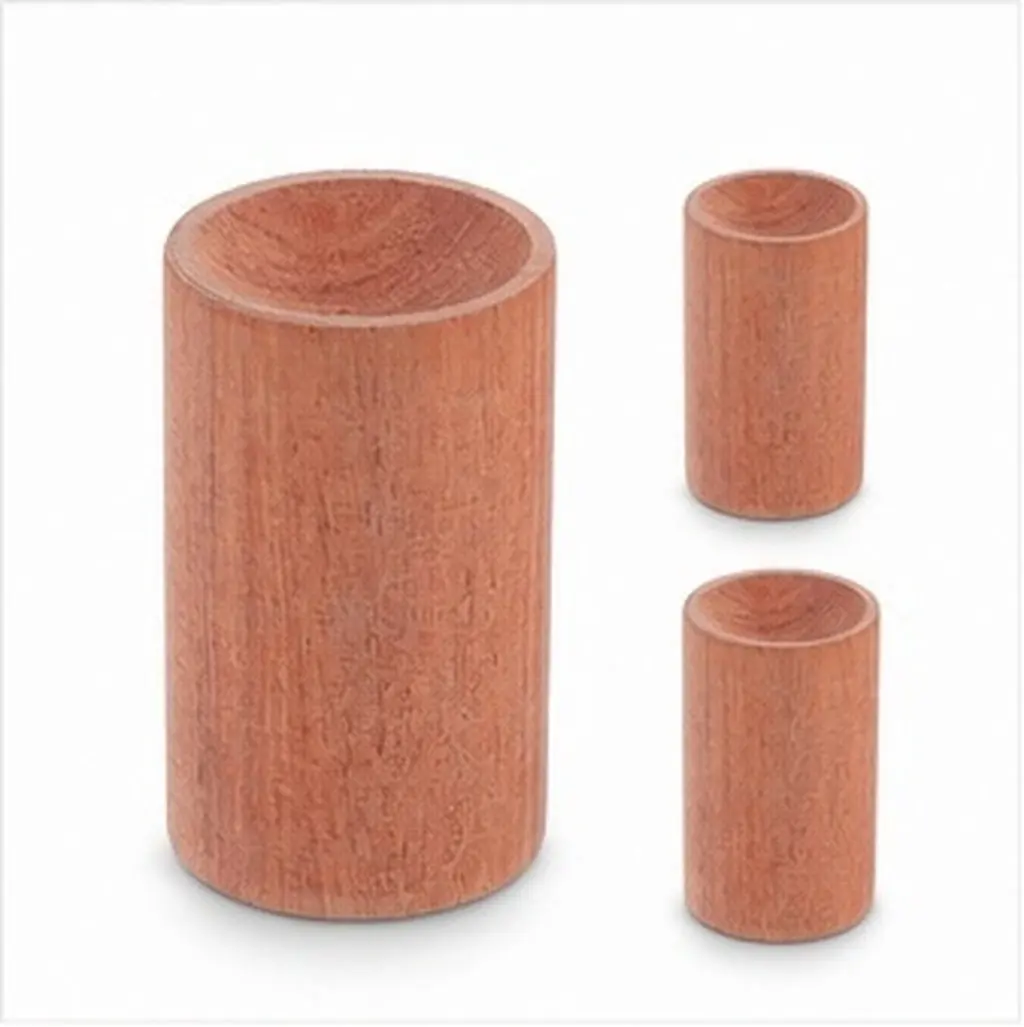 3Pcs Essential Oil Wood Diffuser Handcrafted Wooden Aroma Diffuser for Air Purifying Stress Relief Sleep Aid Home Desk Shelf