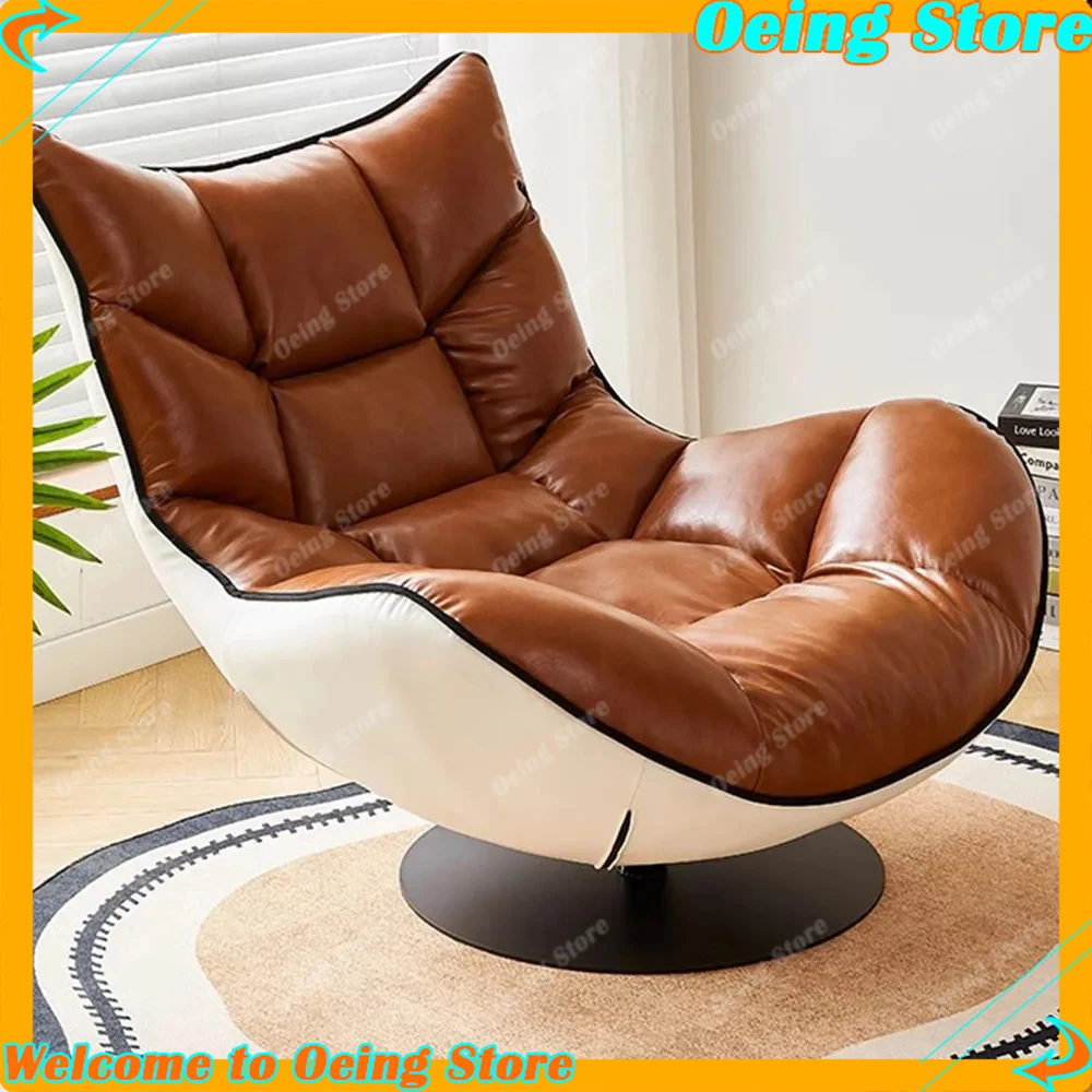 

Discover Ergonomic Leg Protectors Luxury Swivel Chairs Living Room Minimalist Design Adults Lazy Lounge Silla Nordica Furniture