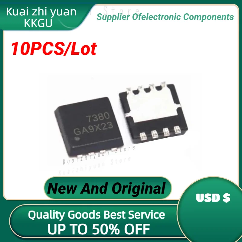 10PCS/Lot New And Original AON7380 AO7380 7380 MOSFET QFN-8