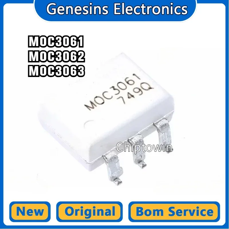 10 pcs / 100 pcs  MOC3061 MOC3062 MOC3063 SOP-6 Optocoupler MOC3061SR2M MOC3062SR2M MOC3063SR2M