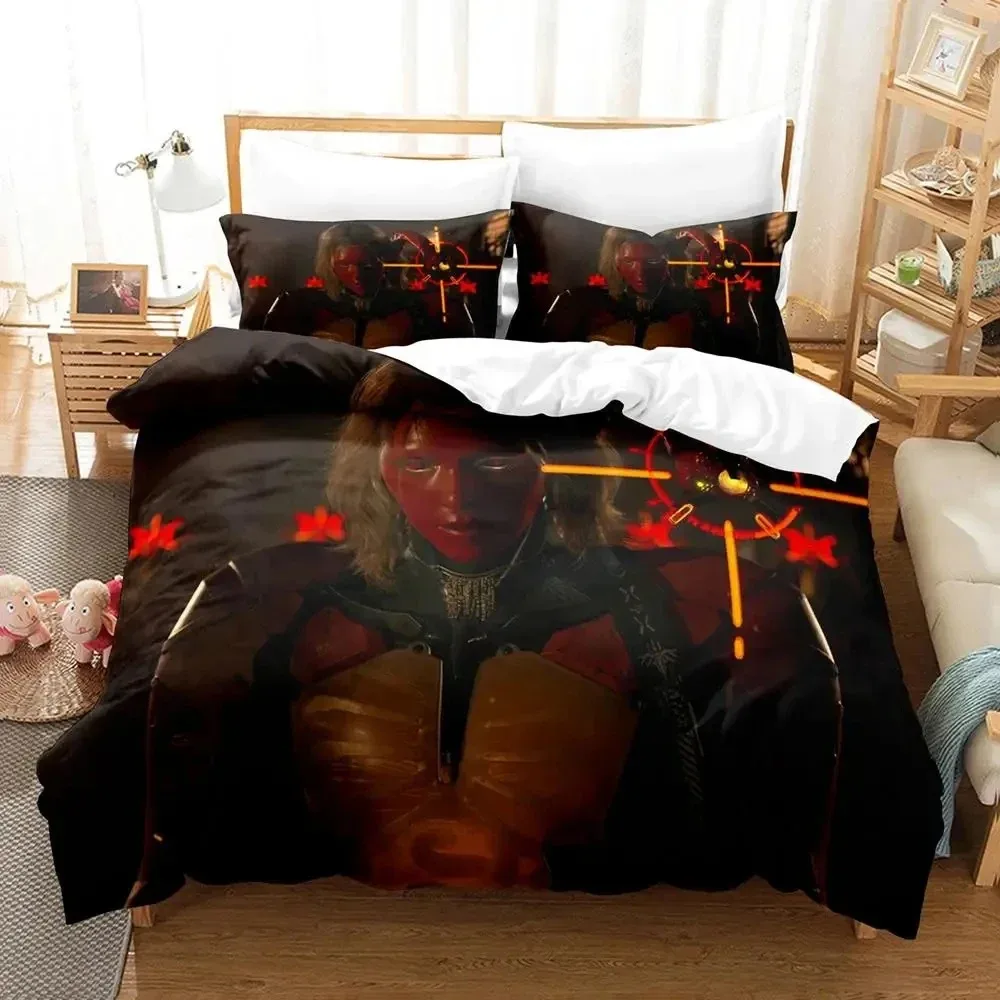3D Print Death Stranding Bedding Set For Bedroom Soft Modern Bedspreads Comefortable Kids Duvet Cover Quilt Cover And Pillowcase